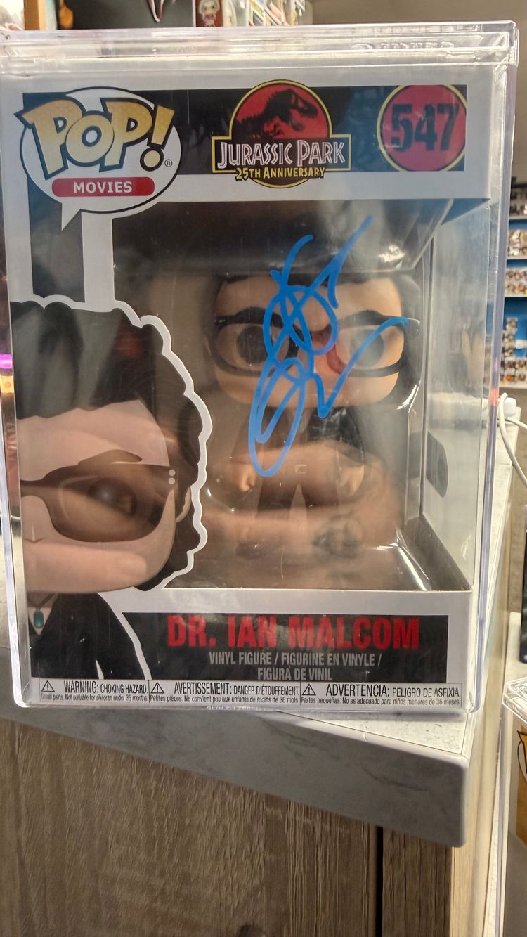 SIGNED JEFF GOLDBLUM FUNKO